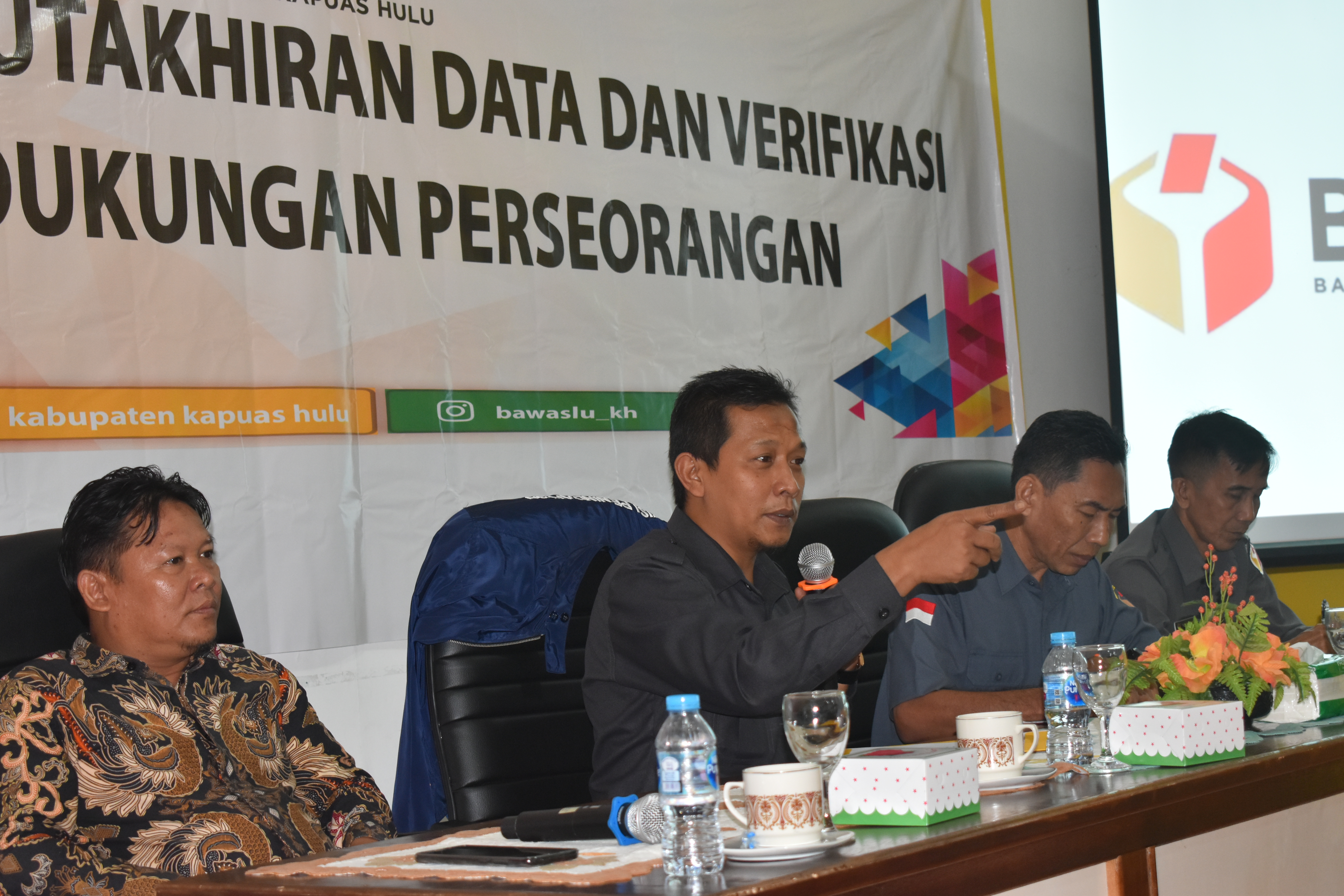 Rakernis Pengawasan Pemutakhiran Data dan Verifikasi Faktual Bawaslu Kapuas Hulu, Faisal Riza : “Jadilah Pengawas Bukan Petugas Administrasi Kecamatan”.