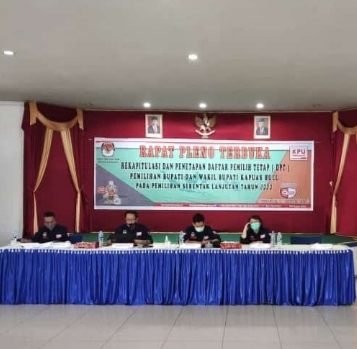 Bawaslu Kapuas Hulu Awasi Hasil Penetapan DPT Pilkada 2020