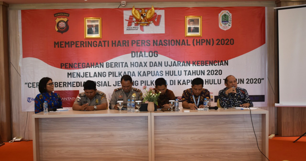 Ketua Bawaslu Kapuas Hulu hadiri Peringatan HPN Kapuas Hulu