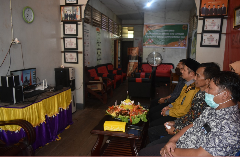 Cara Bawaslu Kapuas Hulu Memeriahkan Hut Ke 12 Bawaslu di Tengah Wabah Virus Covid 19
