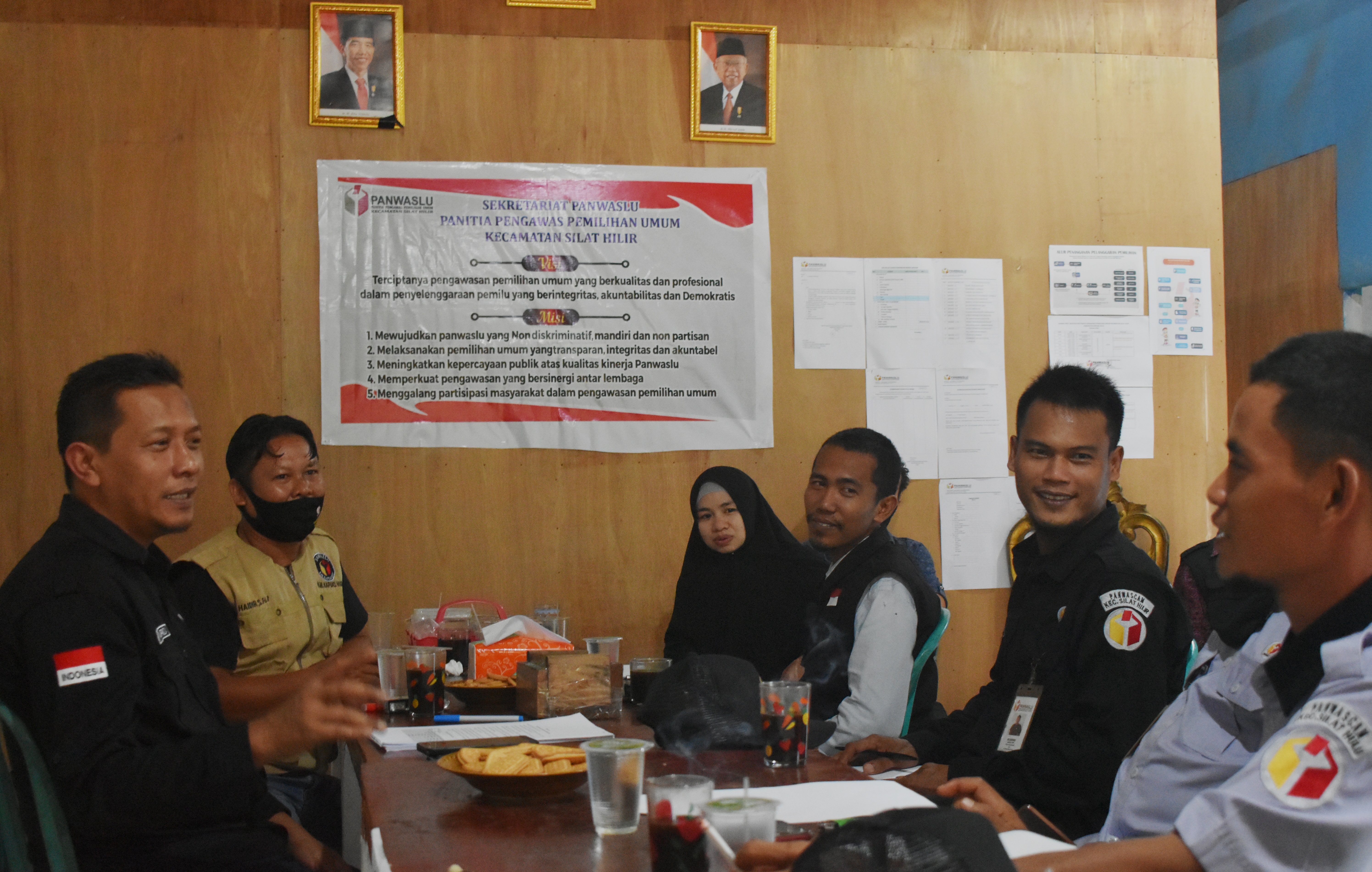 Faisal Riza Hadiri Randau Ruai bersama Panwaslu Kecamatan