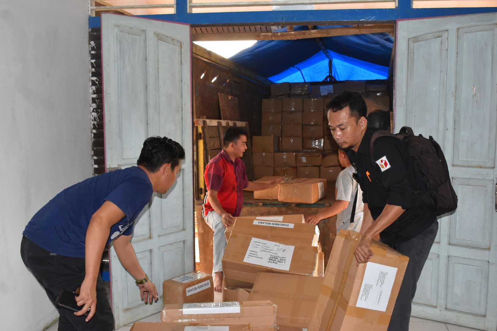 BAWASLU KAPUAS HULU AWASI KEDATANGAN FORMULIR C, BERIKUT JUMLAH DAN JENIS NYA.