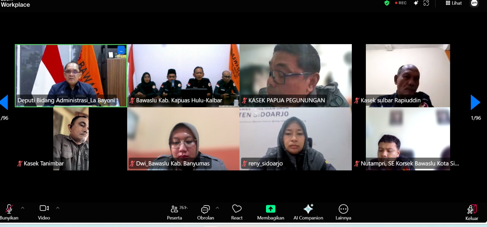 rapat bulanan bawaslu
