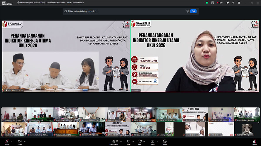 penandatanganan iku bawaslu