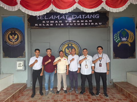 Bawaslu Kapuas Hulu melakukan pengawasa PDPB di Rutan Kelas IIb Putussibau