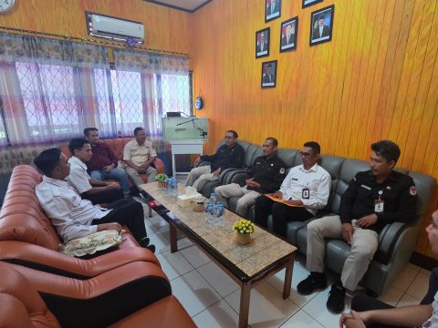 Bawaslu Kapuas Hulu melakukan pengawasa PDPB di Rutan Kelas IIb Putussibau