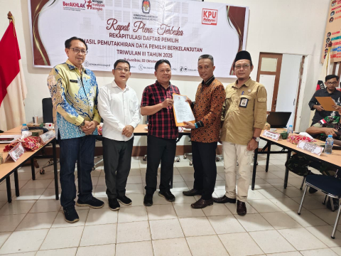 rapat pleno rekapitulasi pdpb triwulan iii