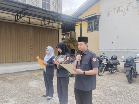 Apel rutin setiap hari senin Bawaslu Kapuas hulu