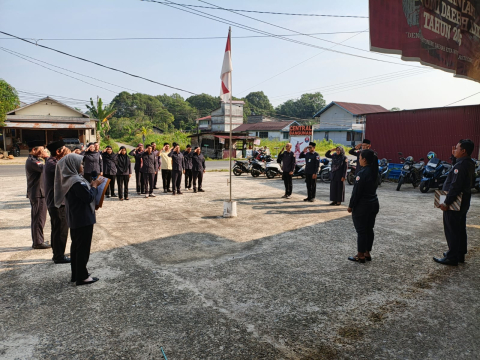 Apel rutin setiap hari senin Bawaslu Kapuas hulu
