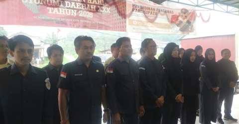 Apel rutin setiap hari senin Bawaslu Kapuas hulu
