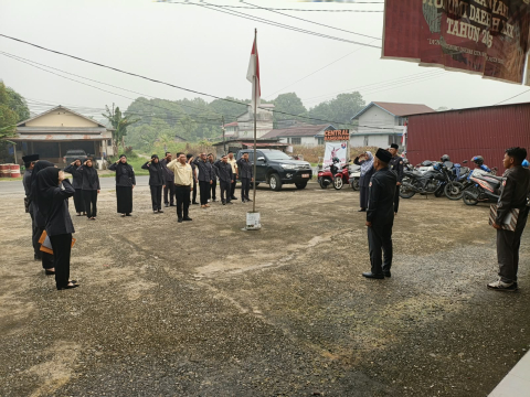 Apel rutin setiap hari senin Bawaslu Kapuas hulu