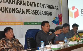 Rakernis Pengawasan Pemutakhiran Data dan Verifikasi Faktual Bawaslu Kapuas Hulu, Faisal Riza : “Jadilah Pengawas Bukan Petugas Administrasi Kecamatan”.