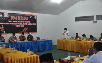 Bawaslu Kapuas Hulu hadiri Doa bersama guna mensukseskan tahapan pemilihan bupati dan wakil bupati tahun 2020