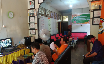 Bawaslu Provinsi Kalbar gelar rakor pelaksanaan kegiatan pada masa Covid 19 bersama 14 Bawaslu Kabupaten/Kota