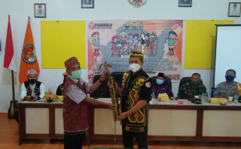 Tokoh Adat Kapuas Hulu Sambut Baik program Randau Ruai dan Tokoh Adat Mitra Bawaslu