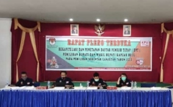Bawaslu Kapuas Hulu Awasi Hasil Penetapan DPT Pilkada 2020