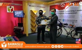 Suara Dari Hati Bukan Dari Materi" Raih Juara 2 Lomba Vlog Pengawasan Bawaslu Kalbar"