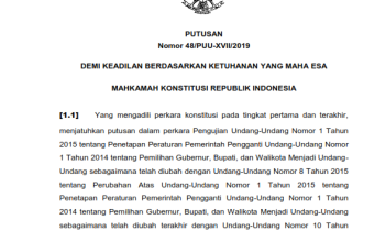 Melalui Putusan MK Nama dan Masa Kerja Panwaslu Resmi Diubah