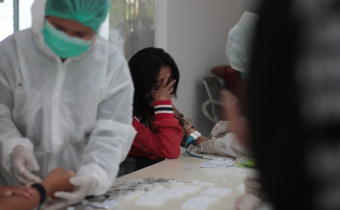 Kondisi Banjir Tidak Menghalangi PTPS Mengikuti Pelaksanaan Rapid Test