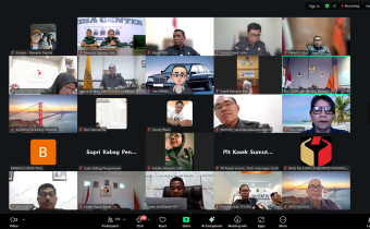 kegiatan zoom meeting rapat rutin senin